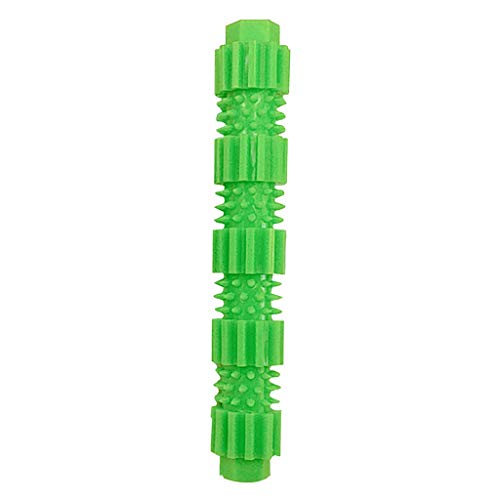 Memmyly Pet Toys Pet Tooth Chewer Dog Toy Cleaning Aggressive Chew Molar Training Pet Toys Dog Doll Chew (Green, S) von Memmyly