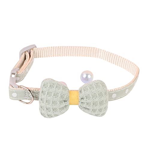 Verstellbares Hundehalsband mit Fliege, weich und bequem für Haustiere, geeignet für Hunde und Katzen, perfekt für stilvolle Haustiermode. von Memmyly