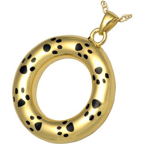 Memorial Gallery Pets 3197Bgp Eternity Urne mit 14 Karat Gold/Sterlingsilber vergoldet von Memorial Gallery Pets