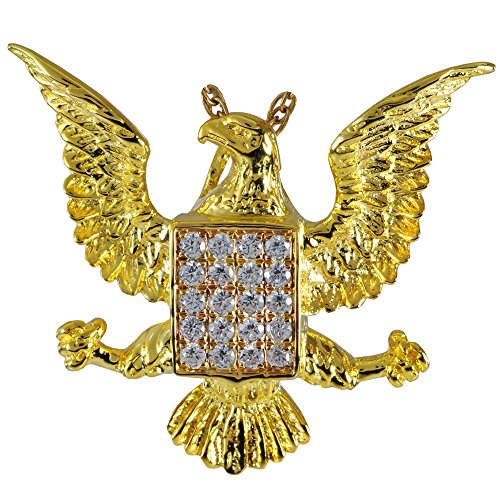 Memorial Gallery 3051gp Jeweled Eagle 14 Karat Gold/Sterlingsilber vergoldet von Memorial Gallery