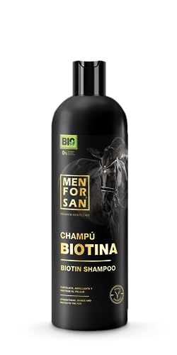 MENFORSAN Biotin Shampoo für Pferde, 1L | Bio - Veganerfreundlich - 100% Natürlich | Premium Horse Care von Menforsan