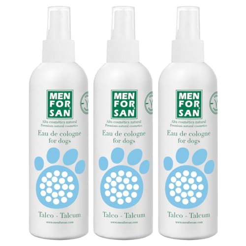 MENFORSAN Eau de Cologne Talkum für Hunde 125ml - 3er Pack von Menforsan