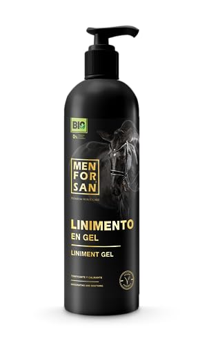 MENFORSAN Gel-Liniment für Pferde, 500ml | Beruhigt und stimuliert die Muskeln | Veganerfreundlich, 100% natürlich | Premium Horse Care von Menforsan