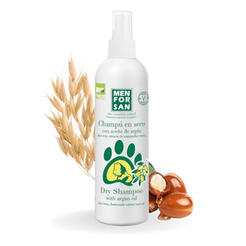 MENFORSAN Trockenshampoo mit Arganöl für Katzen, 250ml von Menforsan