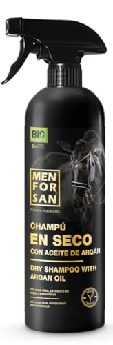 MENFORSAN Trockenshampoo mit Arganöl für Pferde, 1 l | Bio - Vegan Friendly Premium Horse Care von Menforsan