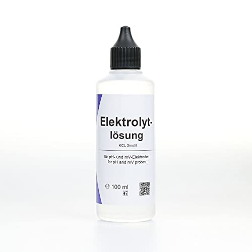 Mensura KCL Lösung 3mol/l 100ml Elektrolytlösung, Aufbewahrungslösung für ph- / Redox-Elektroden von Mensura