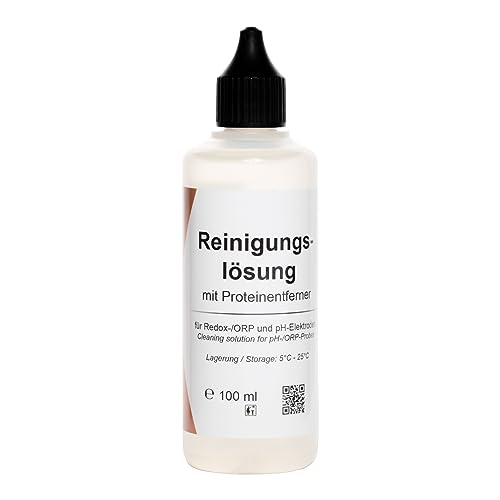 Mensura pH-/Redox/ORP Reinigungslösung | Probe-Cleaning-Solution mit Proteinentferner 100ml von Mensura