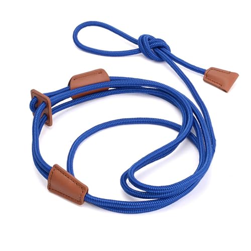 Pig Harness & Leine, Escape Prevention Adjustable Rope, All in One Design, Alle Lebensabschnitte Kleine bis mittlere Minischweine-5 Fuß lang (Blau) von Meow&Woof