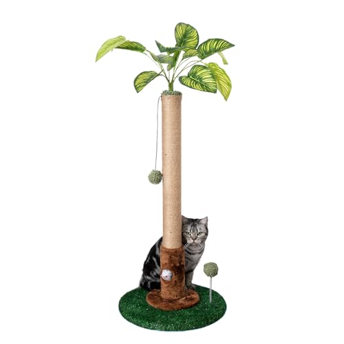 Katzenkratzbaum mit Spielzeug 81,3 cm von Meowoou