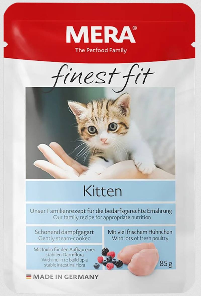 Mera Cat Finest Fit 85 Gramm Katzennassfutter 12 x 85 Gramm Senior