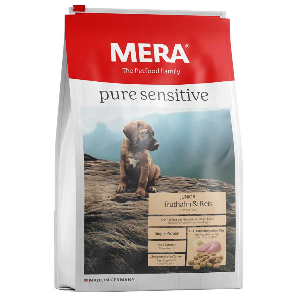 Mera | Junior Truthahn & Reis | Pure Sensitive | 4 kg von Mera