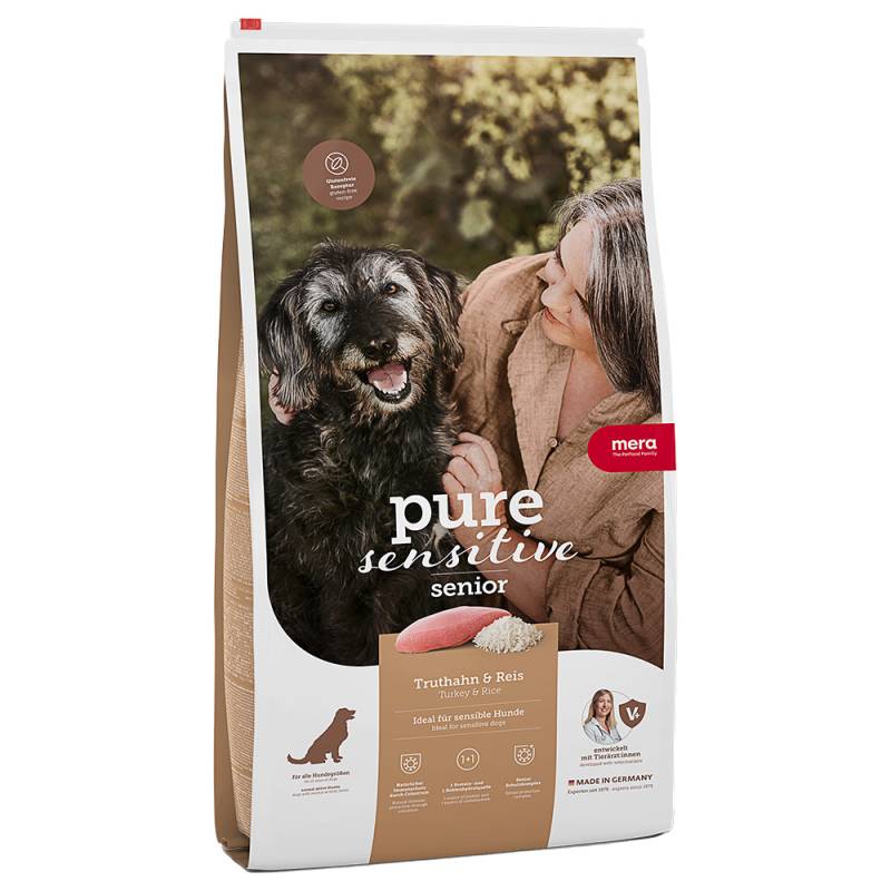 mera pure sensitive Senior Truthahn & Reis - 12,5 kg von mera