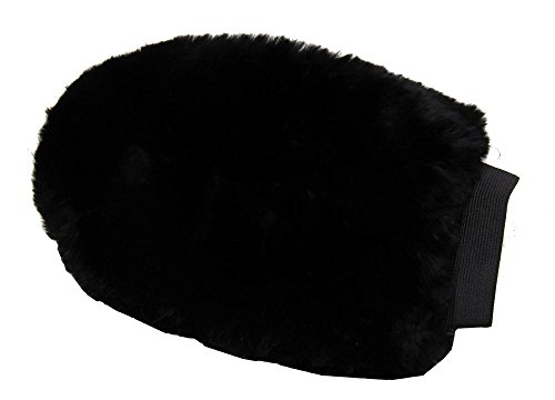 Merauno® Lammwolle Putzhandschuh, aus Qualitäts Merino Lammwolle. Farbe:Natur, Schwarz, Braun, Anthrazit von Merauno