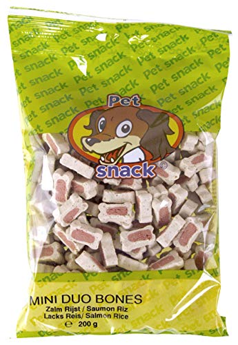 Merkloos 12x200 gr Petsnack botjes Duo zalm/rijst hondensnack von Merkloos