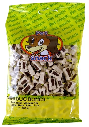 Merkloos Petsnack Bones Duo lamm/Reis hundesnack von Merkloos