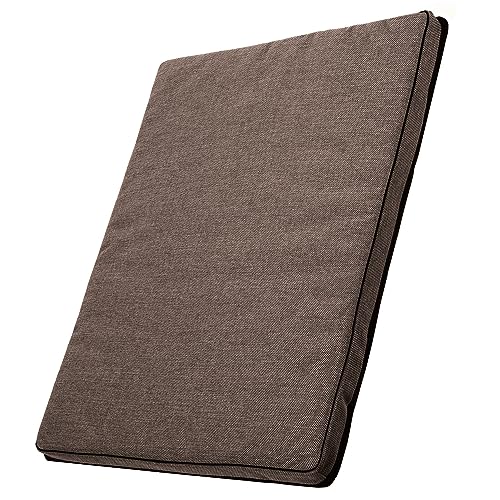 Mestizo León Hundematratze Hundebett Katzenbett Hundematte Katzenmatte Matratze für Hunde Rutschfester Boden (80x60x5cm, Braun/schwarz) von Mestizo