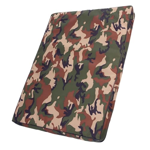 Mestizo Vigo Hundematratze Hundebett Hundematte Matratze für Hunde Rutschfester Boden Wasserdichtes Cordura-Polyestergewebe (Tarnmuster/Schwarz, 65x50x5cm) von Mestizo