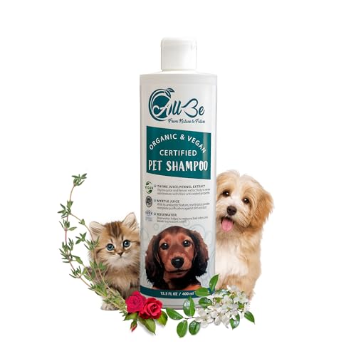 Hundeshampoo 400 ml - Bio -100% Vegan - Tierwaschmittel - Katzenshampoo - Sicher für Normale, juckende, empfindliche und trockene Haut - desodorierende und feuchtigkeitsspendende Pflegeformel… von Mevsim Store