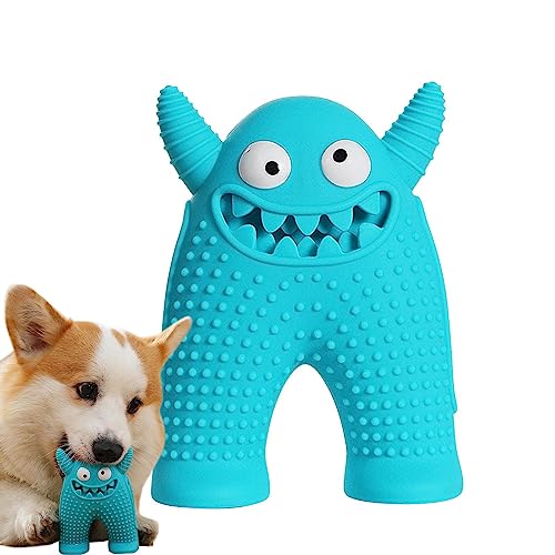 MezoJaoie Quietschspielzeug für Hunde | Kauspielzeug in Tierform für Aggressive Kauer,Silikon-Welpen-Beißspielzeug, unzerstörbares Hundespielzeug für kleine, mittelgroße und große Hunde von MezoJaoie