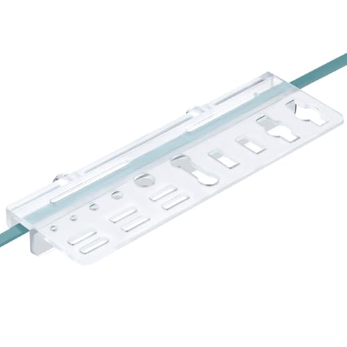 Aquarien Werkzeughalter, 13 Löcher, Aquarium Pinzette Schere Storage Rack, Aquarien Werkzeugständer zum Organisieren von Aquarium Werkzeugen, Dicke des Aquariums ≤ 1,2cm von MiOYOOW