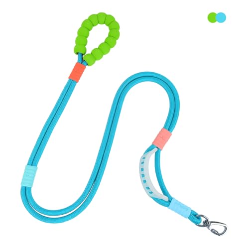 Händefreie Hundeleine, Hunde Trainingsleine, NBR Soft Grip No Pull Hundeleine 1,5m Freisprech Hundeleine mit 360° Drehbarem Haken für Hunde Beim Laufen, Training und Joggen von MiOYOOW