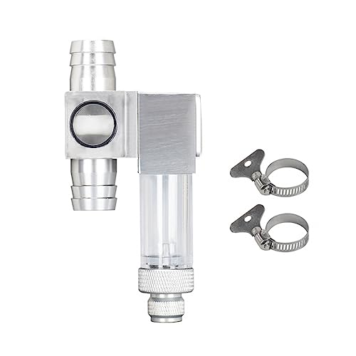 MiOYOOW Aquarium CO2 Diffusor 12/16 mm CO2 Rücklaufblasenzähler Aquarium Werkzeug CO2 Außenreaktor Aquariumzubehör mit sichtbarem Blasenzähler für Aquarium von MiOYOOW