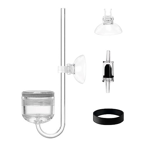 MiOYOOW Aquarium CO2 Diffusor Acryl CO2 Diffusor Zerstäuber mit Blasenzähler/Rückschlagventil für Aquarienpflanzen von MiOYOOW