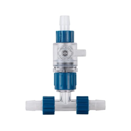 MiOYOOW Aquarium-Schlauchventil, 3-Wege-Aquarium-Filteranschluss, Aquarium-Schlauchadapter mit Schnellverschluss für 12 mm/16 mm/20 mm Wasserleitung von MiOYOOW