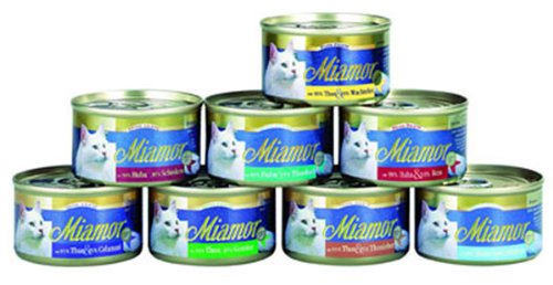 24er Pack Miamor Feine Filets Heller Thunfisch & Calamari 100g von Miamor