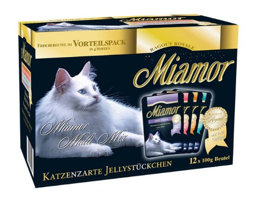 4x Miamor Ragout Royale in Jelly Multimix 12x 100g von Miamor