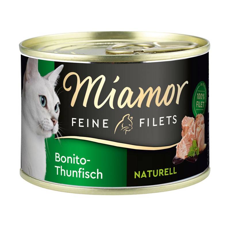 Miamor Feine Filets Naturell Bonito-Thunfisch 12x156g von Miamor