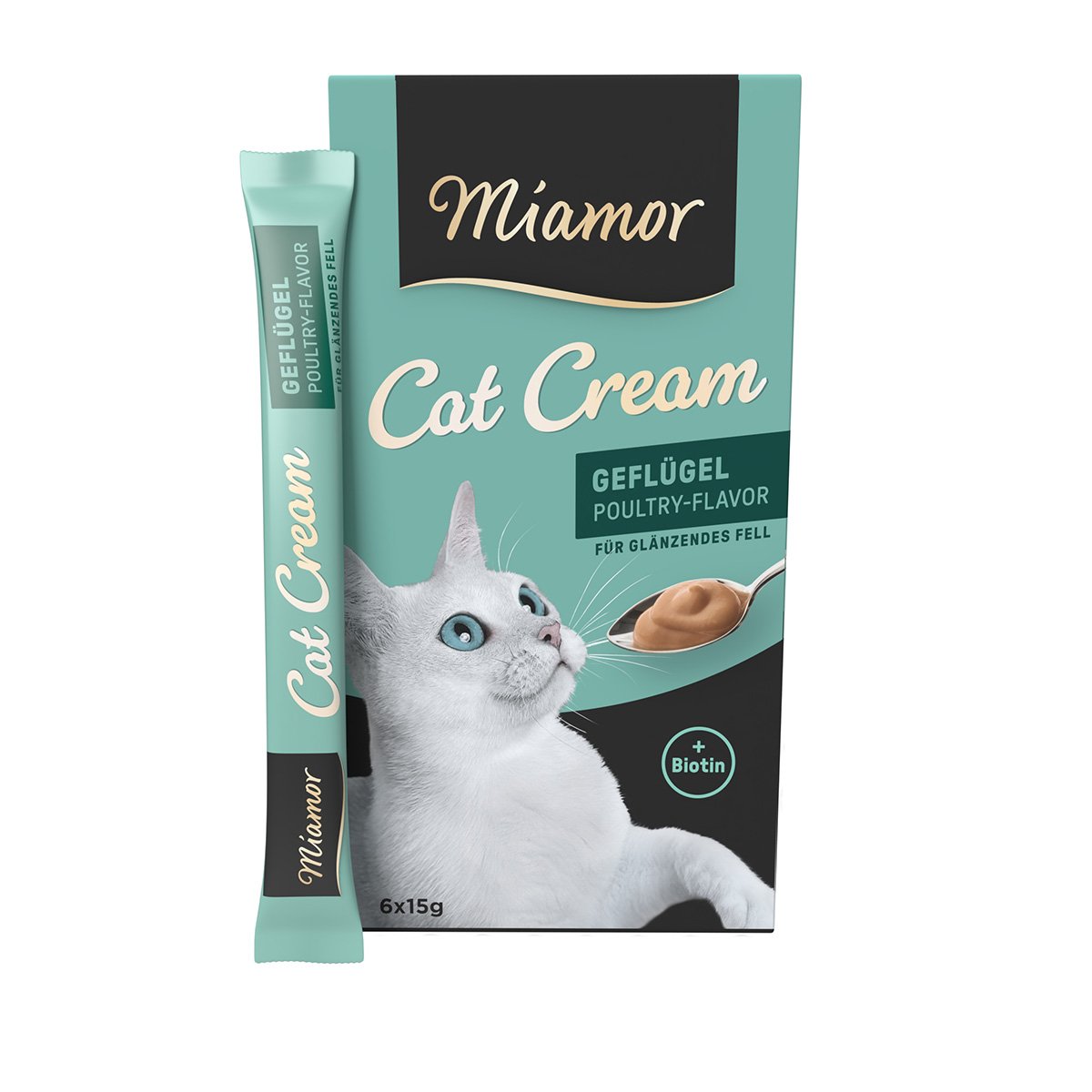 Miamor Cat Cream Geflügel 11x6x15g von Miamor