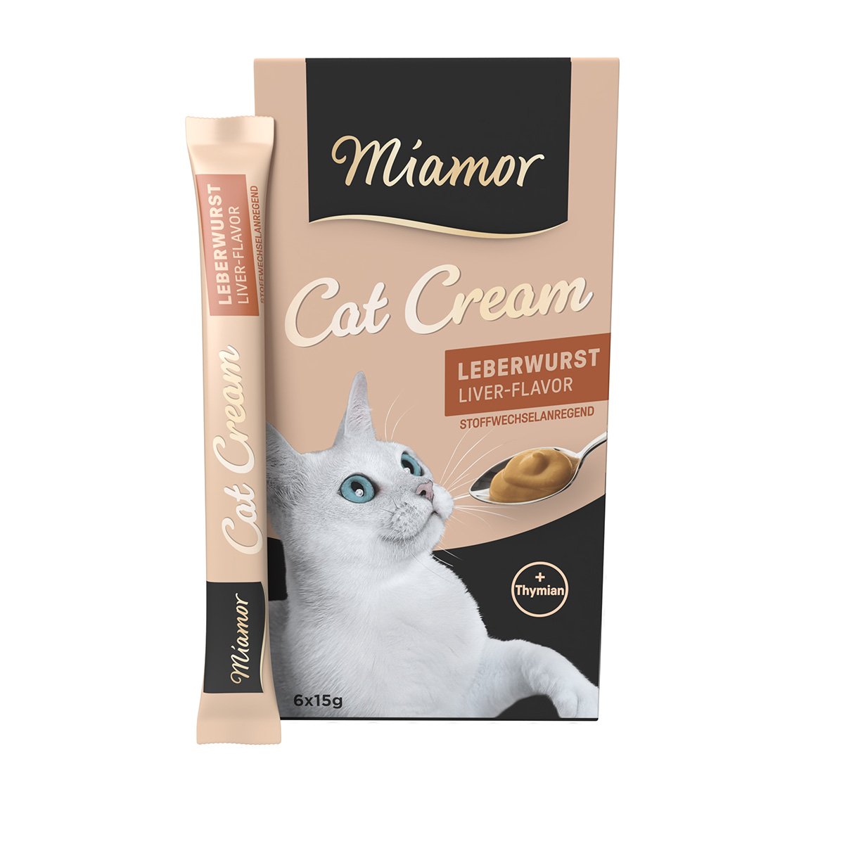 Miamor Cat Cream Leberwurst 6x15g von Miamor