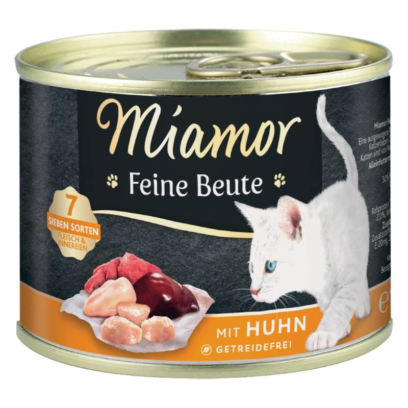Miamor Feine Beute 12 x 185 g - Huhn von Miamor