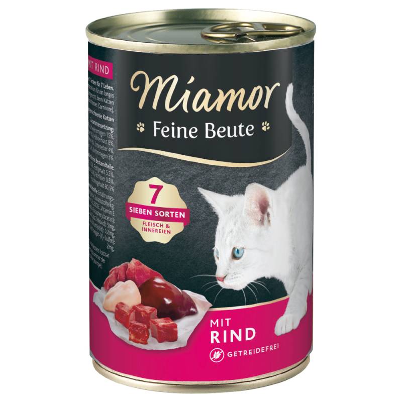 Miamor Feine Beute 12 x 400 g - Rind von Miamor