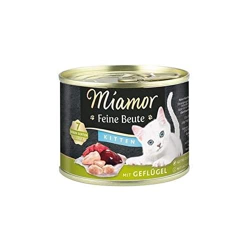 Miamor Feine Beute Kitten - Geflügel 12x185g von Miamor