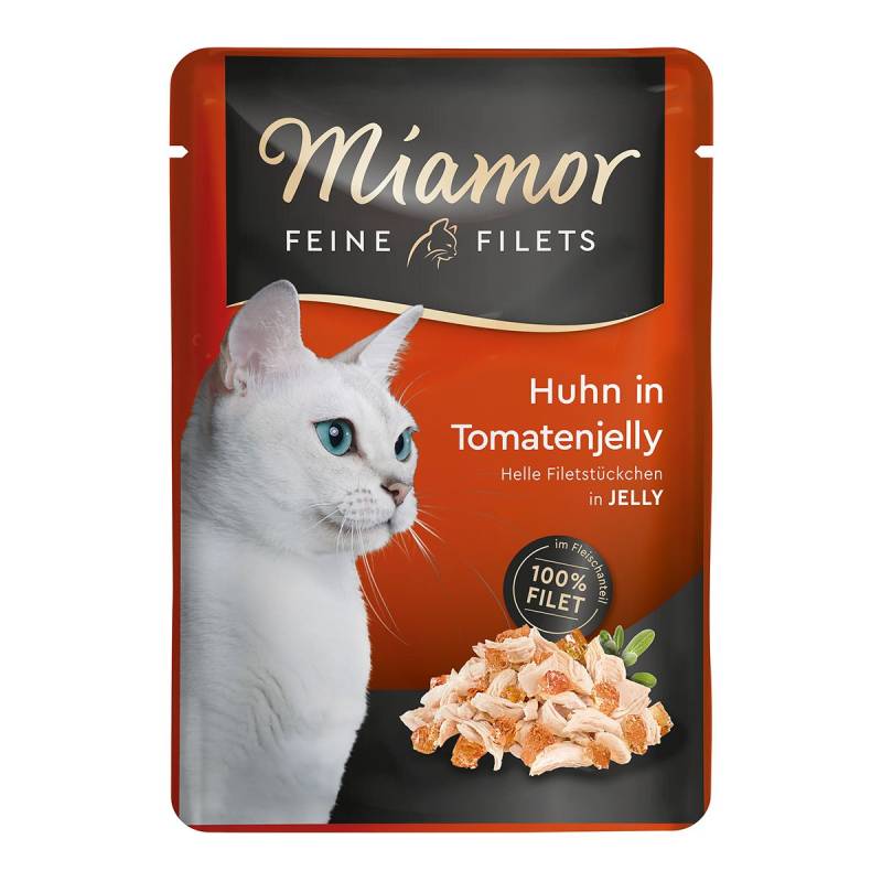 Miamor Feine Filets Huhn in Tomatenjelly im Frischebeutel 24x100g von Miamor