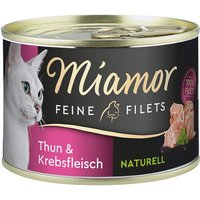 Miamor Feine Filets Naturell Thun & Krebsfleisch 12x156 g von Miamor