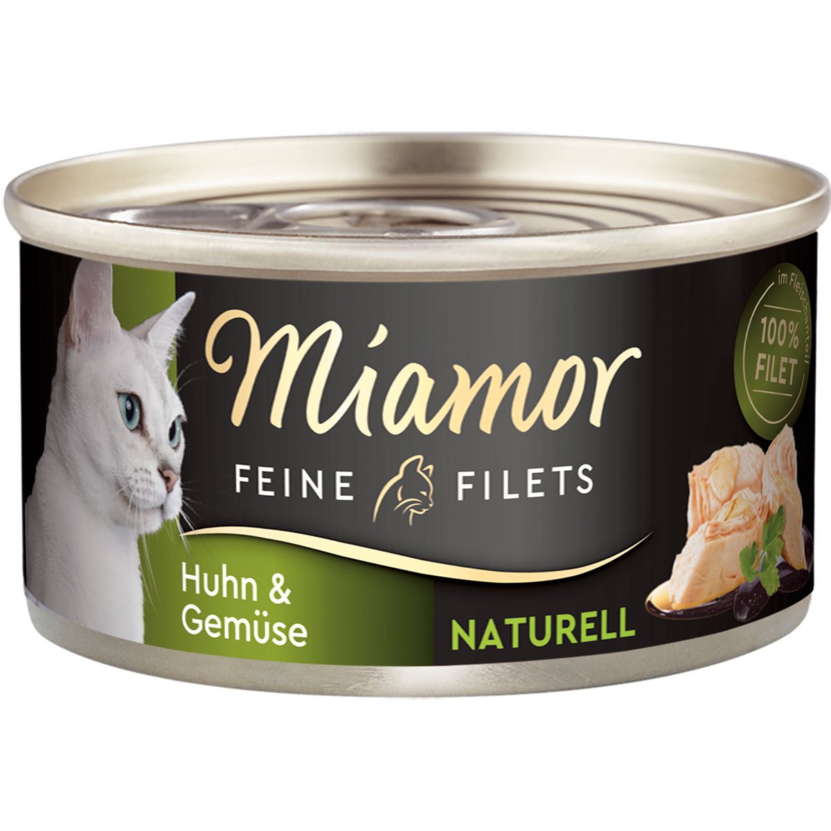 Miamor Feine Filets naturell Huhn & Gemüse 24x80g von Miamor