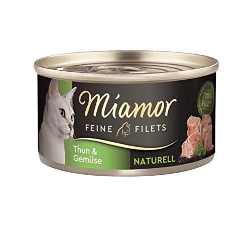 Miamor Feine Filets Naturell Thun & Gemüse | 24x 80g von Miamor