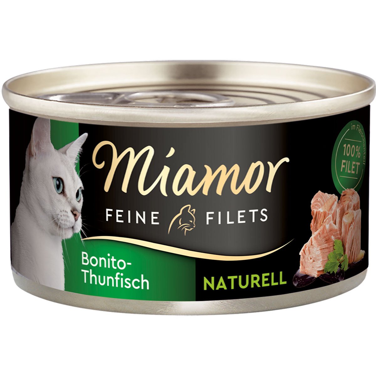 Miamor Feine Filets naturell Bonito-Thunfisch 24x80g von Miamor