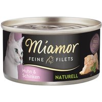 Miamor Feine Filets Naturelle Huhn & Schinken 48x80 g von Miamor