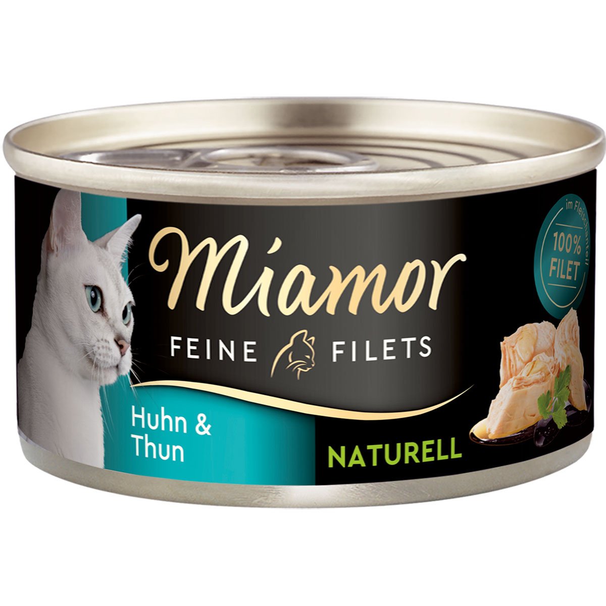 Miamor Feine Filets naturell Huhn & Thun 24x80g von Miamor