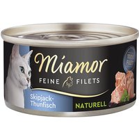 Miamor Feine Filets Naturelle Skipjack-Thunfisch 48x80 g von Miamor