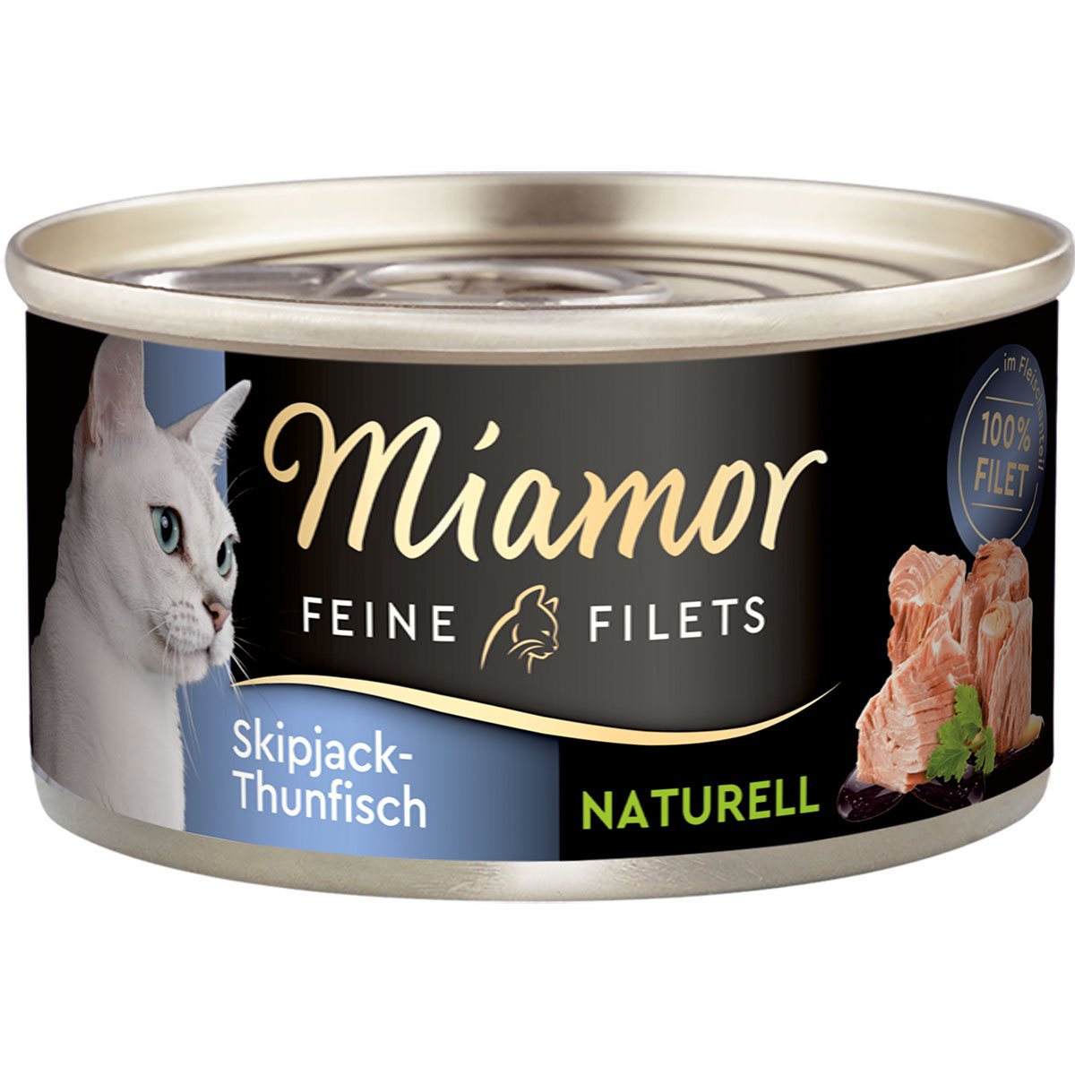 Miamor Feine Filets naturell Skipjack-Thunfisch 24x80g von Miamor