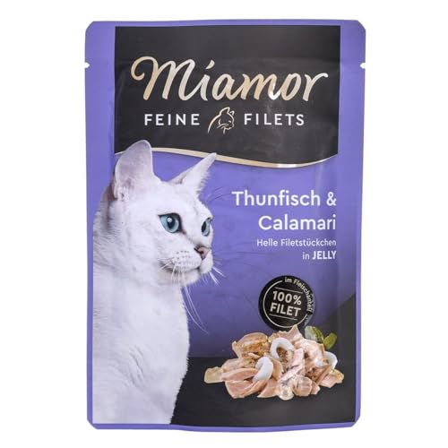 Miamor Feine Filets Pouch, Thunfisch+Calamari in Jelly von Miamor