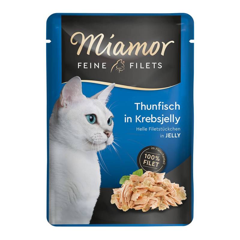 Miamor Feine Filets Thunfisch in Krebsjelly im Frischebeutel 24x100g von Miamor