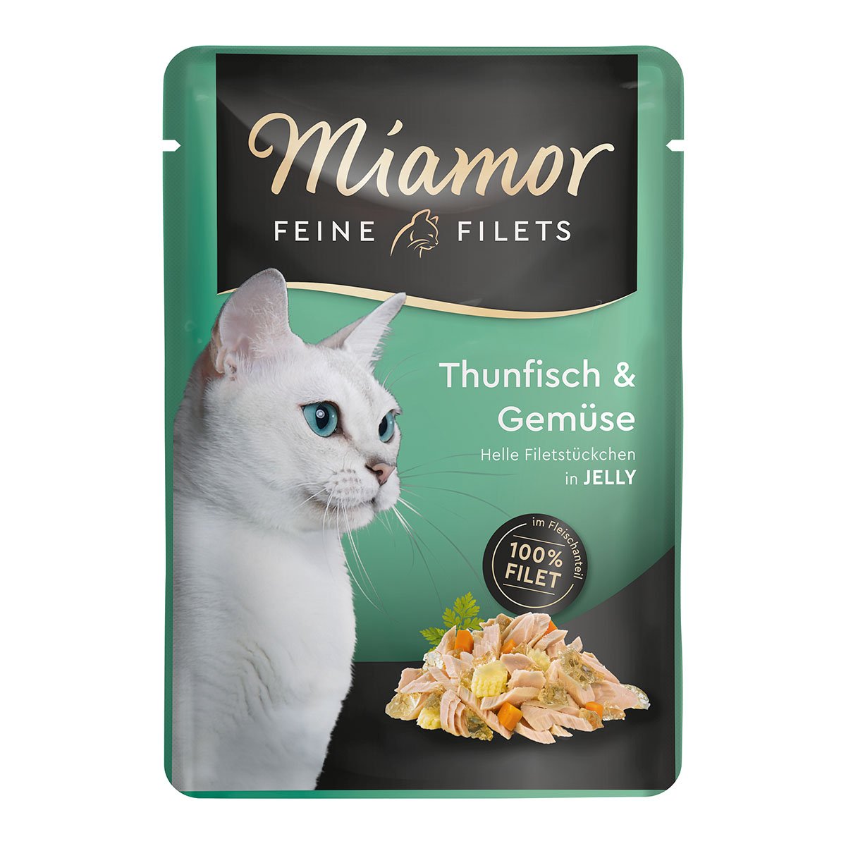 Miamor Feine Filets Thunfisch und Gemüse im Frischebeutel 24x100g von Miamor