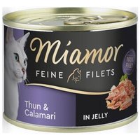 Miamor Feine Filets in Jelly Thunfisch & Calamari 12x185 g von Miamor