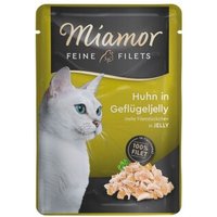 Miamor Feine Filets in Jelly Huhn in Geflügeljelly 24x100 g von Miamor